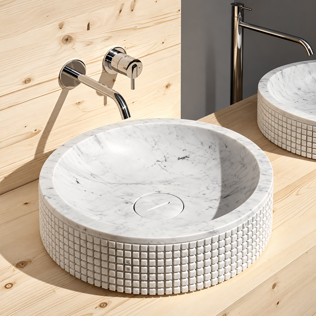 Bowl - White Marble